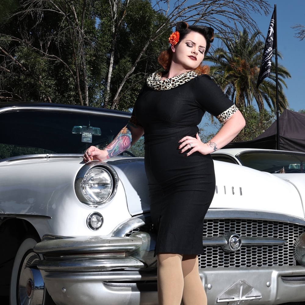 Stop staring wiggle dress